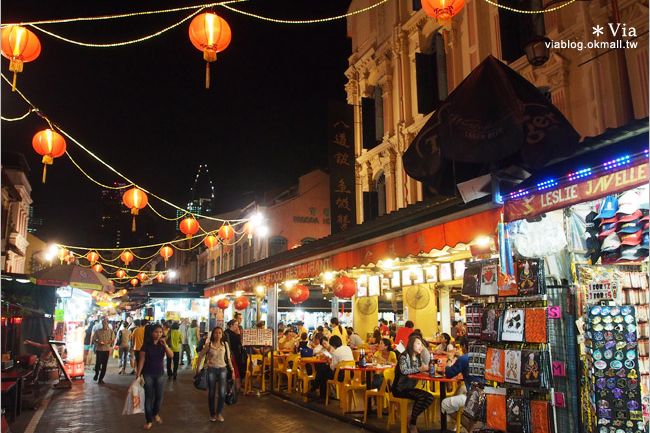 新加坡逛街推薦》牛車水夜市（Chinatown）～夜間逛街就往這裡出發吧！ @Via&#039;s旅行札記-旅遊美食部落格