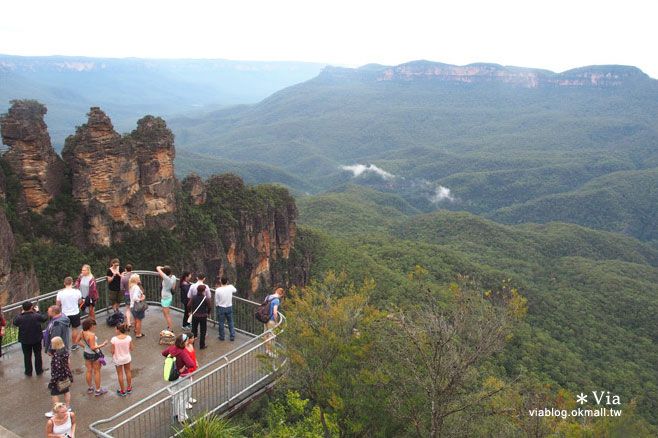 澳洲旅遊景點》藍山一日遊～三姐妹峰、回聲角及世界最陡的纜車之旅 @Via&#039;s旅行札記-旅遊美食部落格