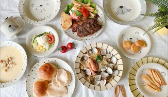 日本美濃燒》日本製美濃燒北歐風餐盤組～這次的北歐風餐盤超級療癒，全部都是日本製超質感報到！ @Via&#039;s旅行札記-旅遊美食部落格